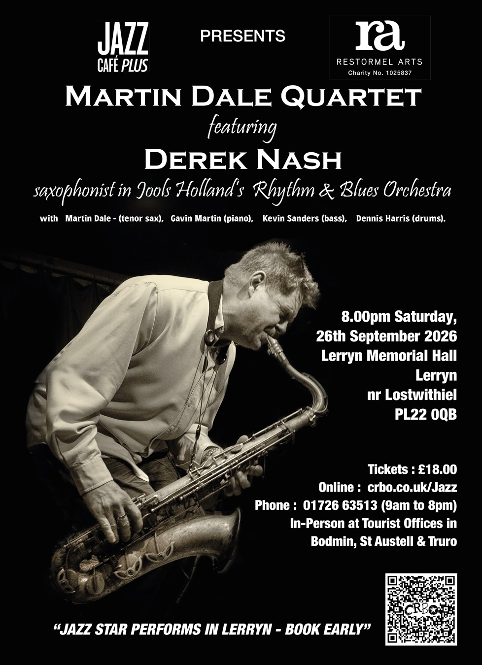 The Martin Dale Quartet with Derek Nash